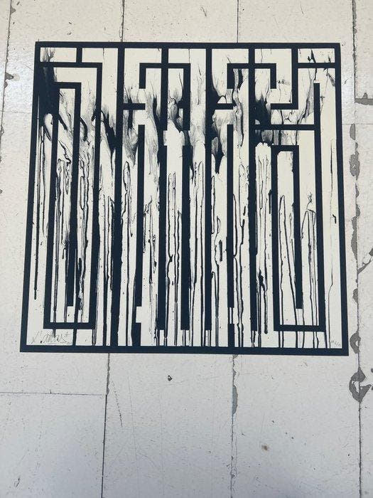 lAtlas (1978) - Black Storm, Antiek en Kunst, Kunst | Schilderijen | Modern