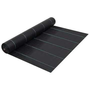 vidaXL Worteldoek 2x100 m PP zwart, Verzenden