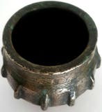 Mortier à Ailettes en Bronze Hispano-Mauresque - Espagne -