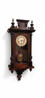 Horloge emboîtée - Bois, Laiton - 1850-1900, Antiek en Kunst