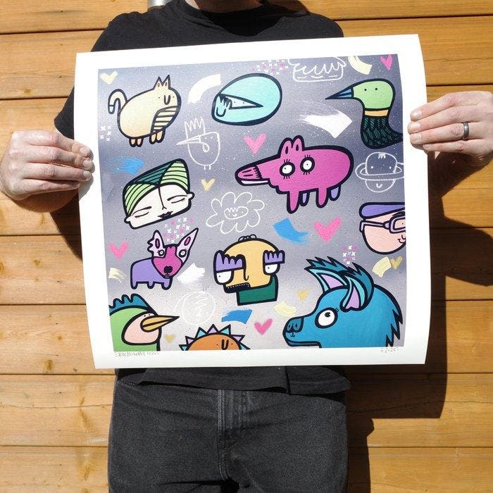 Kev Munday - Colour Storm - Giclee Print - No Reserve, Antiquités & Art, Art | Objets design
