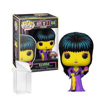 Funko Pop! Icons: Elvira (Blacklight) 40 Years #68, Verzenden, Nieuw
