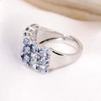 Sans prix de réserve - Bague Plaqué or Tanzanite - Or plaqué