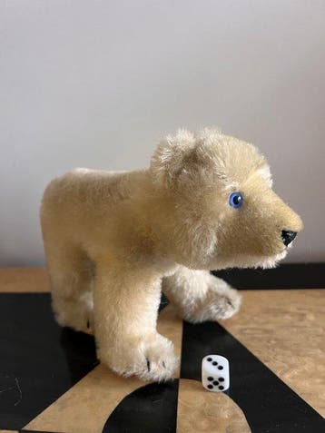 Steiff - Speelgoed Ijsbeer ‘Eisbaer’ - 1960-1970 - Duitsland, Antiek en Kunst