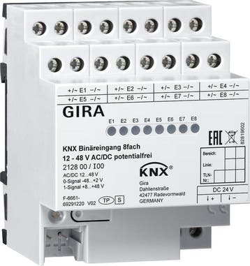 Système de bus dentrée binaire Gira KNX sur rail DIN -, Verzenden