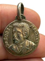 Mysterieuze esoterische gotische medaille van massief