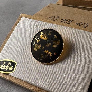 Broche - ijzer - Japan - Inlay Handgemaakt (Zonder