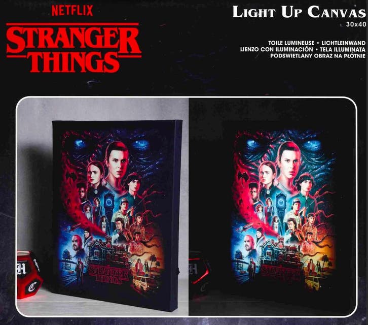 Stranger Things Vecna Light Canvas 40 x 30 cm, Verzamelen, Film en Tv, Nieuw, Ophalen of Verzenden