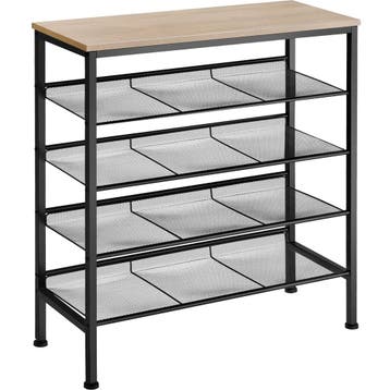 Schoenenrek Bournemouth 75,5x30,5x85,5cm, Verzenden