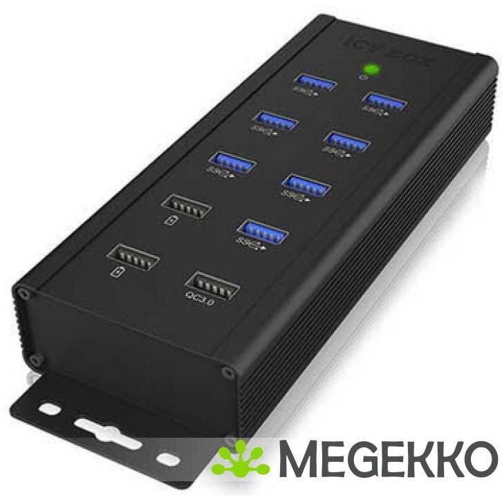 ICY BOX  7 Poorten Hub USB 3.0 Zwart, Informatique & Logiciels, Clés USB, Envoi