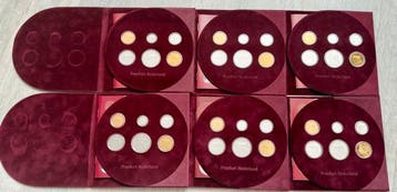 Nederland. Complete Six Proof Sets 1996–2001, Postzegels en Munten