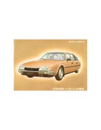 1984 CITROEN CX 2 LITER INSTRUCTIEBOEKJE FRANS