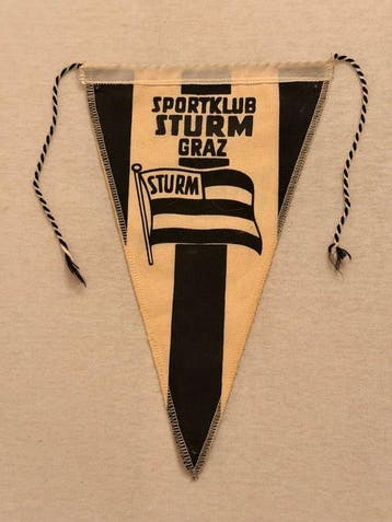SK STURM GRAZ - 1960 - Vlag/wimpel, Verzamelen, Nieuw