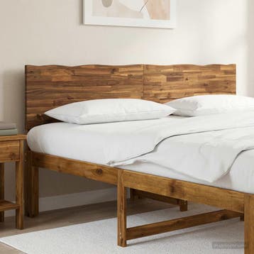 vidaXL Live Edge Hoofdbord ROSTOCK Naturel 200 cm Massief, Verzenden