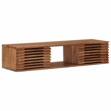 vidaXL TV Kast met opslag met de deur Naturel 105 x 30 x, Verzenden, Nieuw