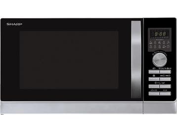 Sharp -  Combi Microgolfoven (r843inw) - Zilver, Verzenden, Combi-microgolfoven