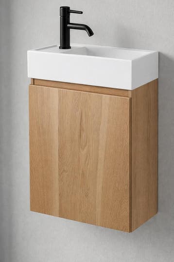 SALE - Volda 40 links - Eiken - Toiletmeubel -, Ophalen of Verzenden