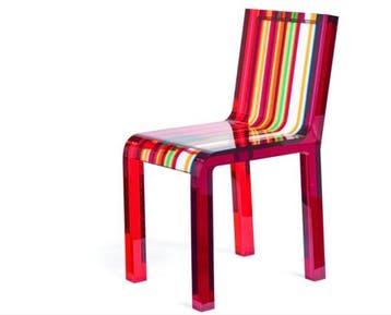 Cappellini - Patrick Norguet - Stoel - Acryl - Rainbow Chair