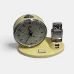 Bureauklok - Golden Clock Space Age Plastic, Metaal -