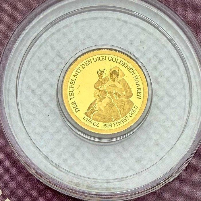 Liberia. 20 Dollars Der Teufel Mit Den Drei Goldenen Haaren, Timbres & Monnaies, Monnaies | Europe | Monnaies non-euro