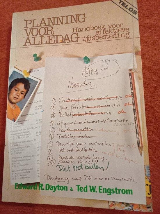 Planning voor alledag - Dayton, Boeken, Economie, Management en Marketing, Verzenden