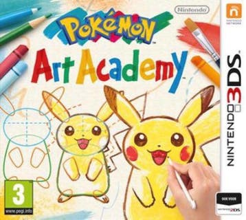 Pokemon Art Academy (Buitenlands Doosje) (3DS Games), Games en Spelcomputers, Ophalen of Verzenden, Zo goed als nieuw