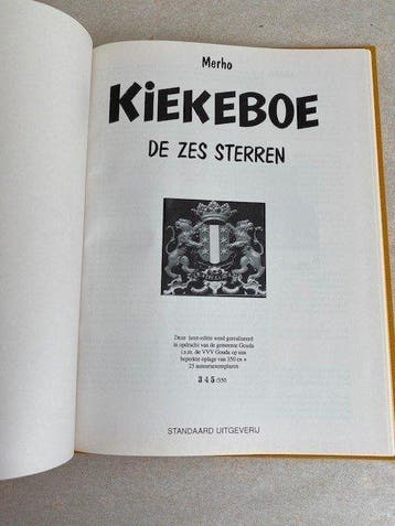 Kiekeboe - De zes sterren - luxe linnen HC - 1 Album -, Nieuw