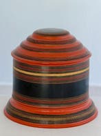 Lacquer box uit Bagan Myanmar (Birma), zeldzame vorm -, Antiek en Kunst