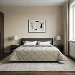 vidaXL Winter Duvet Gekwilt Lichtgrijs 220 x 260 cm, Verzenden, Nieuw
