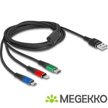 DeLOCK 90156 USB-kabel USB 2.0 2 m USB A Micro-USB, Informatique & Logiciels, Verzenden