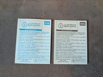 2002 Panini Zlatan Ibrahimovi 456 - 2 Sticker - Near Mint