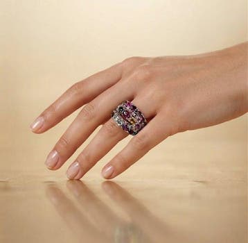 Zonder minimumprijs - Ring Zilver - 2.80ct. tw. Robijn -, Handtassen en Accessoires, Nieuw