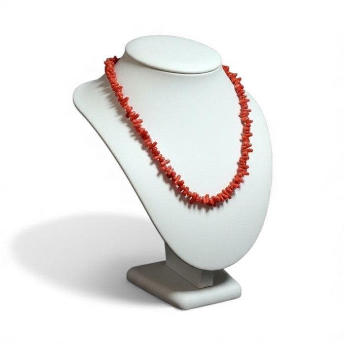 Corail - Argent - Collier, Antiquités & Art, Curiosités & Brocante