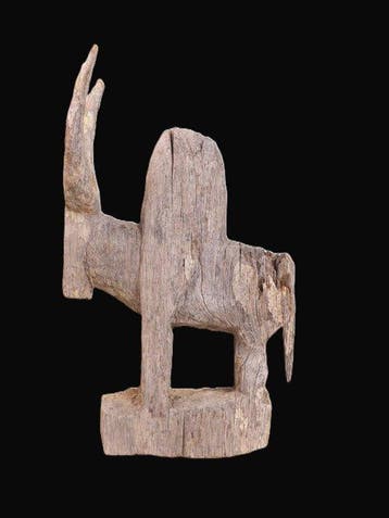 Voorouderfiguur - Mahafaly - Madagaskar - Kop van een