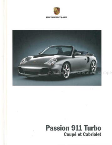 2004 PORSCHE 911 TURBO HARDCOVER BROCHURE FRANS