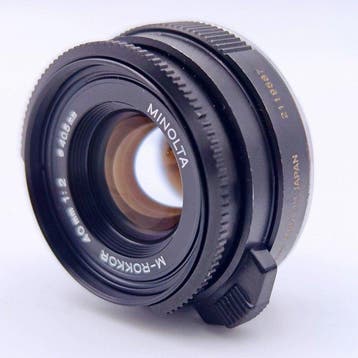Minolta M-Rokkor 2/40mm cleaned inside | Objectif d’appareil