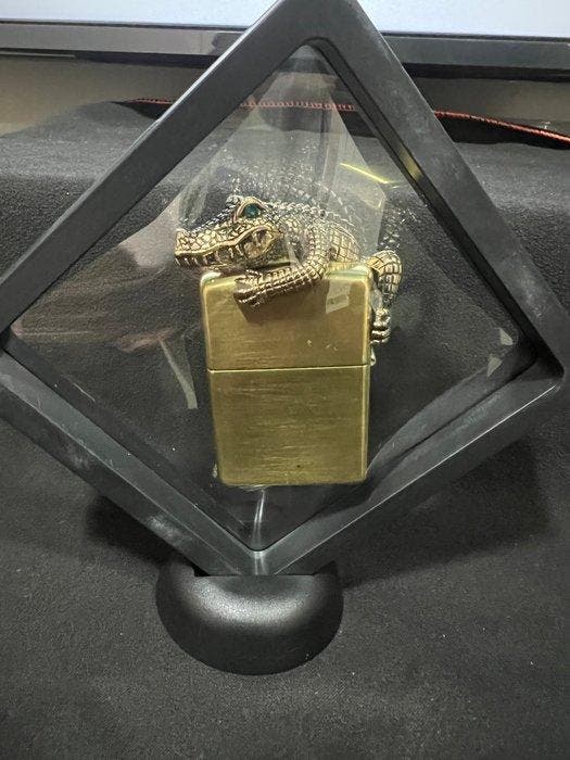 Zippo - Aansteker - Messing, Verzamelen, Rookartikelen, Aanstekers en Luciferdoosjes