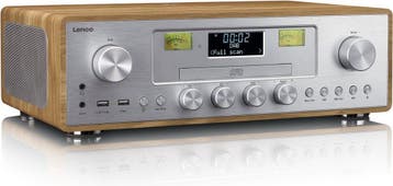 Stereo set met Radio - CD Speler - Met Bluetooth - Hout - Le, Verzenden, Nieuw