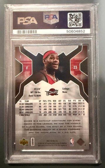 2007 Upper Deck SPx LeBron James #7 Graded card - 1 Card -, Collections