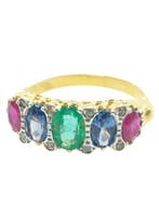 Sans prix de réserve - Bague - 9 carats Argent, Or jaune, Nieuw