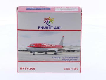 Schaal 1:500 5 Stars FSPA132 Boeing 737-200 Phuket Air H..., Ophalen of Verzenden