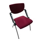 Stapelbare stoel rood/zwart/grijs set van 4 gebruikt, Ophalen of Verzenden, Nieuw in verpakking