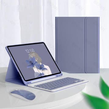 Toetsenbord Hoes voor iPad 10.2 (2019) met Draadloze Muis -, Verzenden, Nieuw