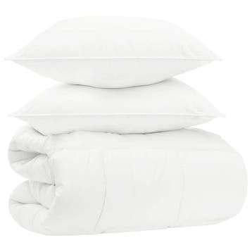 vidaXL Dekbedset 240 x 260 cm Nee Katoen, Bamboe, Polyester, Verzenden, Nieuw