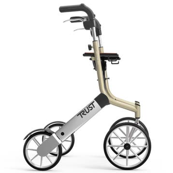 TrustCare lets go out lichtgewicht rollator - Beige, Diversen, Ophalen of Verzenden, Nieuw