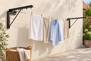 Inklapbaar wanddroogrek voor binnen en buiten, Tuin en Terras, Verzenden, Nieuw