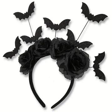 Halloween diadeem 7 x vleermuis - stuks, Verzenden