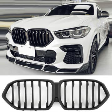 Sportieve Grille geschikt voor BMW X6 G06 enkele spijl mat z, Verzenden, Nieuw