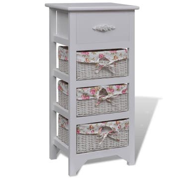 Romantische Kast, wit - Nu 62% goedkoper! Voeg een vleugj..., Huis en Inrichting, Minder dan 50 cm, Gebruikt, Eenvoudig, Minder dan 100 cm