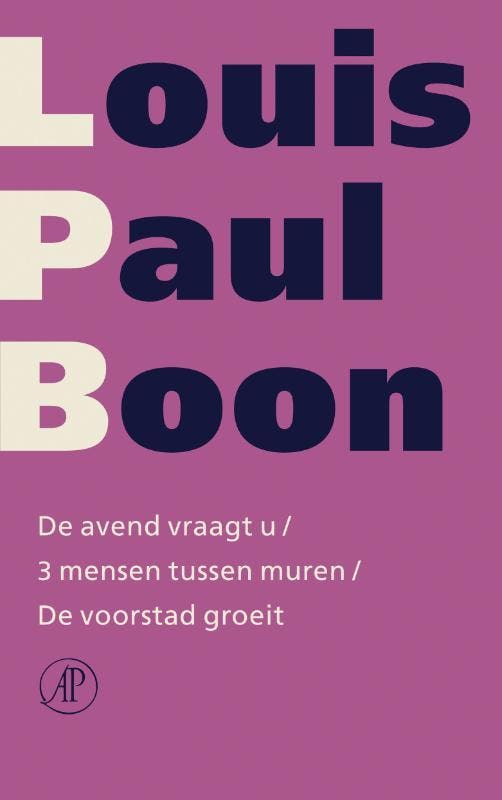 De avend vraagt u ; 3 mensen tussen muren ; De voorstad, Boeken, Romans, Zo goed als nieuw, Verzenden